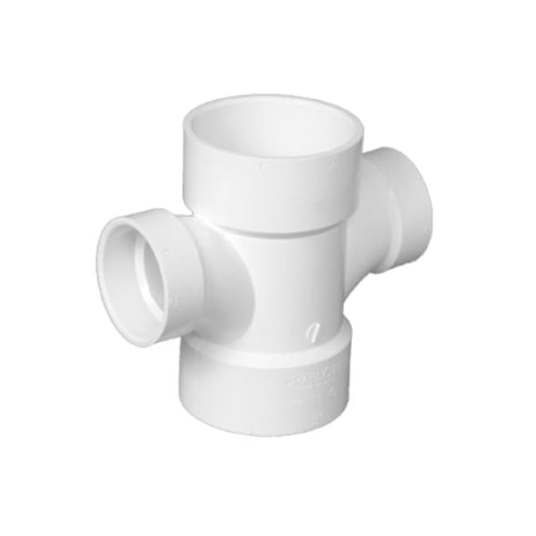 Charlotte Pipe And Foundry 4x2 DBL Sanitary Tee PVC 00429 1600HA - main